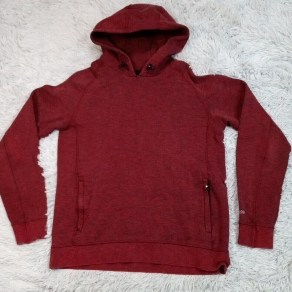 American Eagle Outfitters‎ Womens Hoodie Sweatshirt Red M Active Flex Pockets
